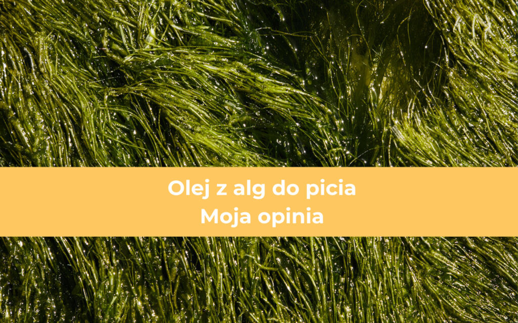 Olej z alg do picia - moja opinia